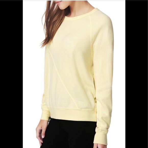 Joe’s pieced raglan sleeve sweatshirt size L - Picture 5 of 10